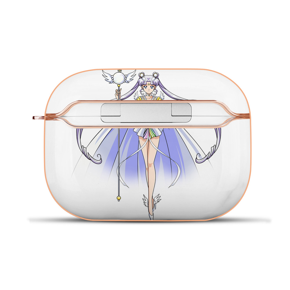 （画像用） 美少女戦士セーラームーン 月野 うさぎ つきの うさぎ Sailor Moon Tsukino Usagi 【AirPods Pro用】ハードシェル保護ケース｜耐衝撃・防指紋・カラビナ付き商品仕様
