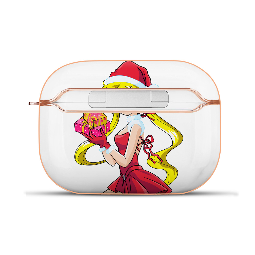 （画像用） 美少女戦士セーラームーン 月野 うさぎ つきの うさぎ Sailor Moon Tsukino Usagi 【AirPods Pro用】ハードシェル保護ケース｜耐衝撃・防指紋・カラビナ付き商品仕様