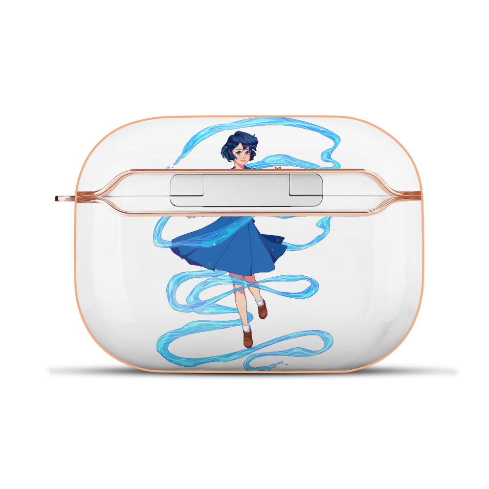 （画像用） 美少女戦士セーラームーン 水野 亜美 みずの あみ Sailor Moon Mizuno Ami 【AirPods Pro用】ハードシェル保護ケース｜耐衝撃・防指紋・カラビナ付き商品仕様