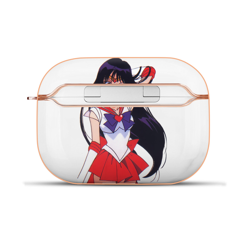 （画像用） 美少女戦士セーラームーン 火野レイ ひの レイ Sailor Moon Hino Rei （セーラーマーズ,Sailor Mars） 【AirPods Pro用】ハードシェル保護ケース｜耐衝撃・防指紋・カラビナ付き商品仕様
