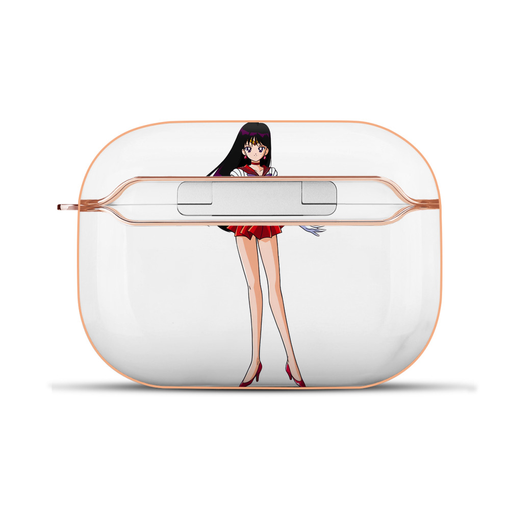 （画像用） 美少女戦士セーラームーン 火野レイ ひの レイ Sailor Moon Hino Rei （セーラーマーズ,Sailor Mars） 【AirPods Pro用】ハードシェル保護ケース｜耐衝撃・防指紋・カラビナ付き商品仕様