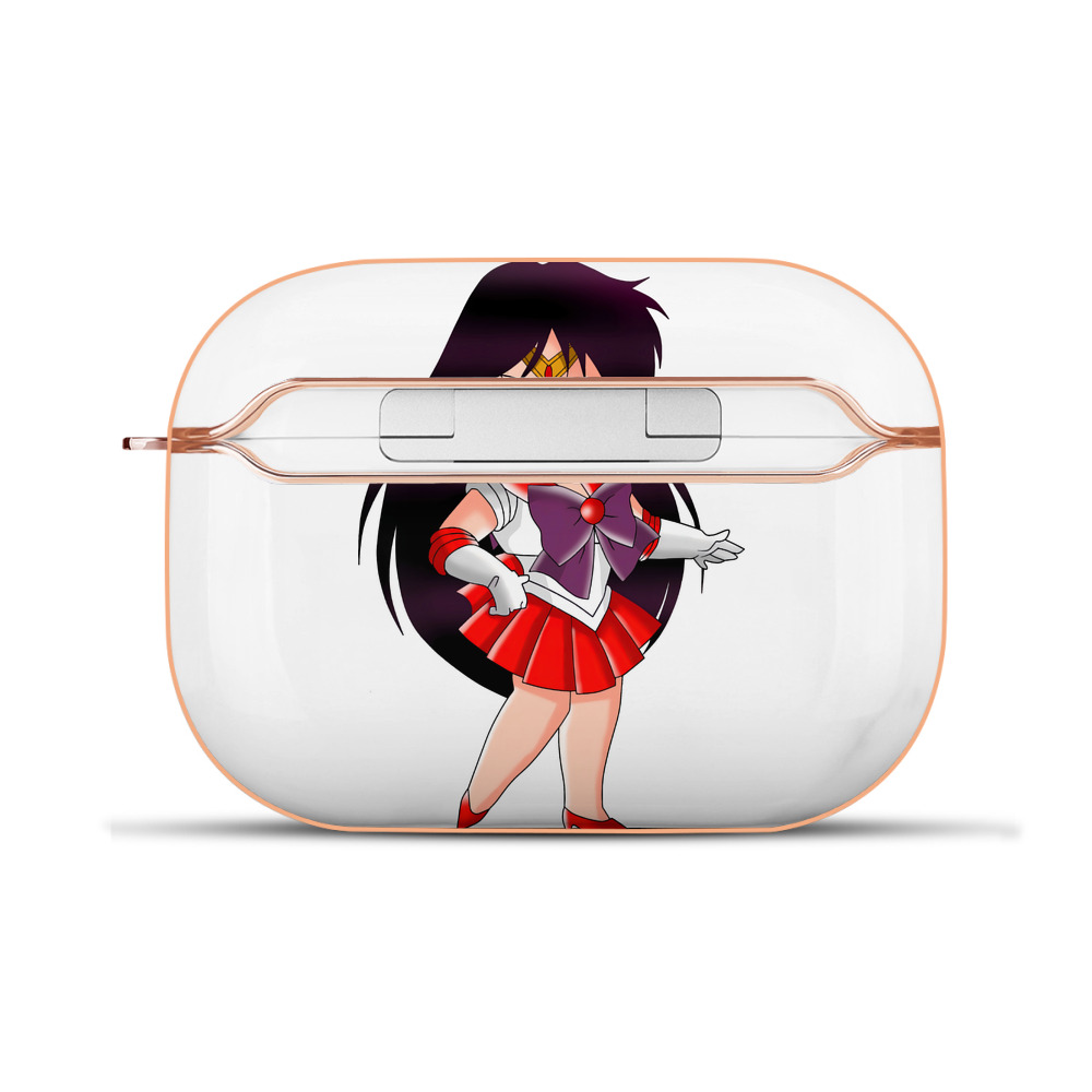 （画像用） 美少女戦士セーラームーン 火野レイ ひの レイ Sailor Moon Hino Rei （セーラーマーズ,Sailor Mars） 【AirPods Pro用】ハードシェル保護ケース｜耐衝撃・防指紋・カラビナ付き商品仕様