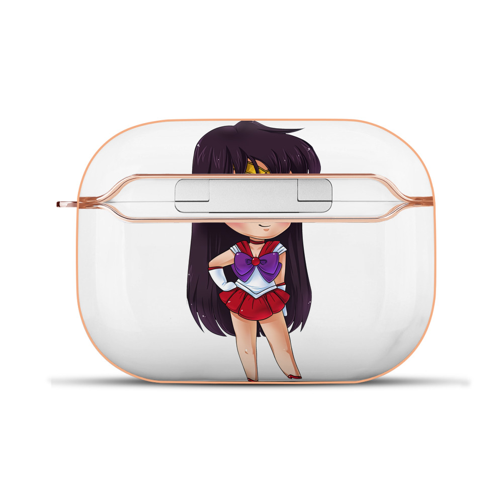 （画像用） 美少女戦士セーラームーン 火野レイ ひの レイ Sailor Moon Hino Rei （セーラーマーズ,Sailor Mars） 【AirPods Pro用】ハードシェル保護ケース｜耐衝撃・防指紋・カラビナ付き商品仕様