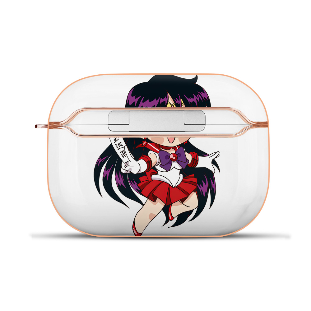 （画像用） 美少女戦士セーラームーン 火野レイ ひの レイ Sailor Moon Hino Rei （セーラーマーズ,Sailor Mars） 【AirPods Pro用】ハードシェル保護ケース｜耐衝撃・防指紋・カラビナ付き商品仕様