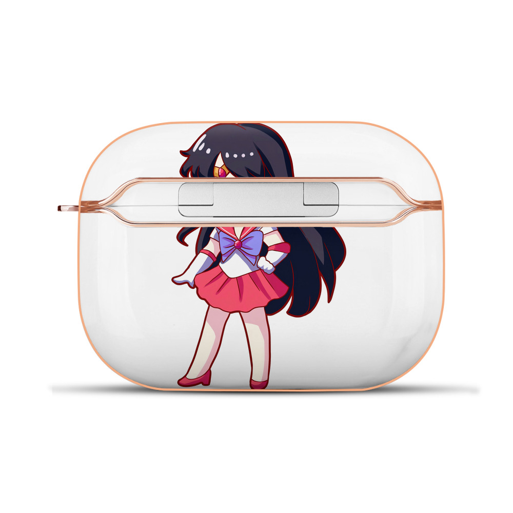 （画像用） 美少女戦士セーラームーン 火野レイ ひの レイ Sailor Moon Hino Rei （セーラーマーズ,Sailor Mars） 【AirPods Pro用】ハードシェル保護ケース｜耐衝撃・防指紋・カラビナ付き商品仕様