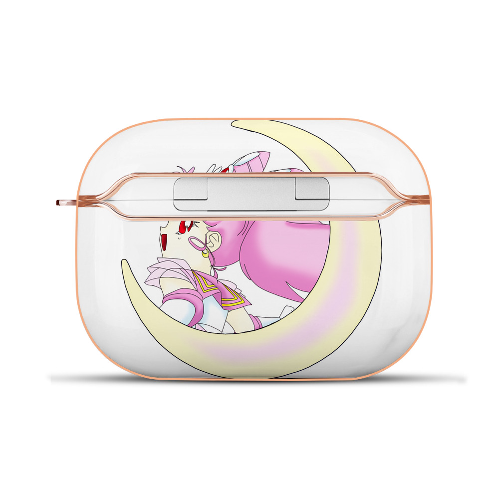 （画像用） 美少女戦士セーラームーン ちびうさ Sailor Moon Chibiusa Tsukino Usagi Small Lady Serenity 【AirPods Pro用】ハードシェル保護ケース｜耐衝撃・防指紋・カラビナ付き商品仕様