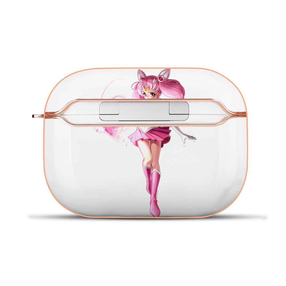 （画像用） 美少女戦士セーラームーン ちびうさ Sailor Moon Chibiusa Tsukino Usagi Small Lady Serenity 【AirPods Pro用】ハードシェル保護ケース｜耐衝撃・防指紋・カラビナ付き商品仕様