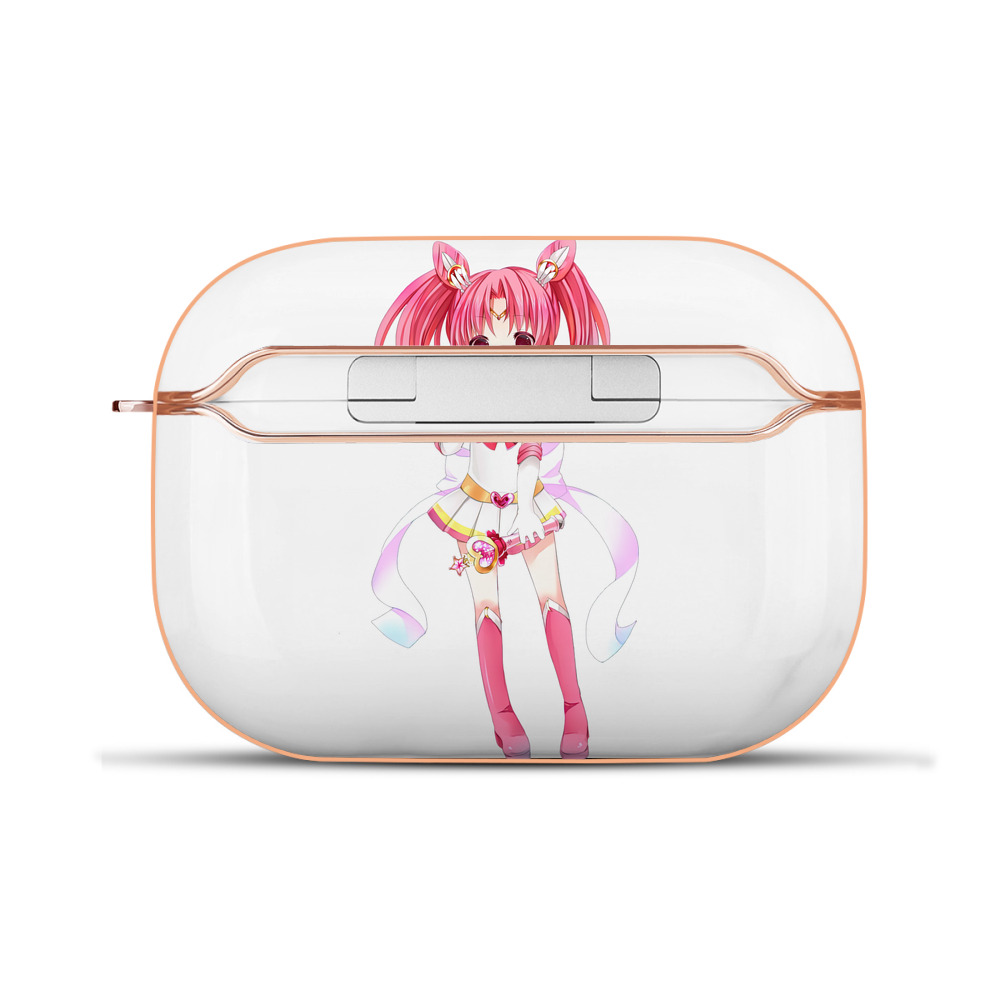 （画像用） 美少女戦士セーラームーン ちびうさ Sailor Moon Chibiusa Tsukino Usagi Small Lady Serenity 【AirPods Pro用】ハードシェル保護ケース｜耐衝撃・防指紋・カラビナ付き商品仕様