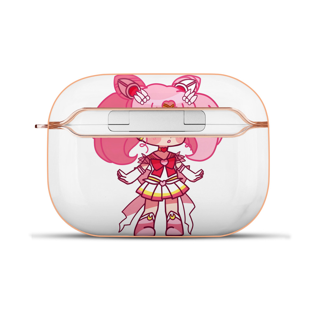 （画像用） 美少女戦士セーラームーン ちびうさ Sailor Moon Chibiusa Tsukino Usagi Small Lady Serenity 【AirPods Pro用】ハードシェル保護ケース｜耐衝撃・防指紋・カラビナ付き商品仕様