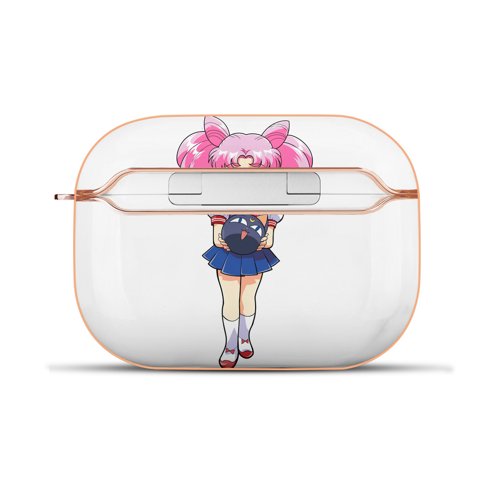 （画像用） 美少女戦士セーラームーン ちびうさ Sailor Moon Chibiusa Tsukino Usagi Small Lady Serenity 【AirPods Pro用】ハードシェル保護ケース｜耐衝撃・防指紋・カラビナ付き商品仕様