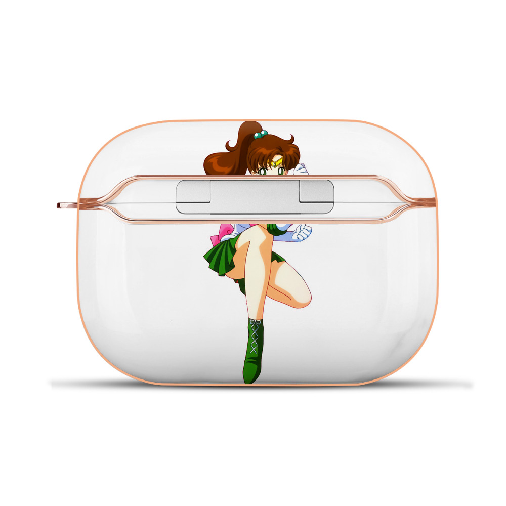 （画像用） 美少女戦士セーラームーン 木野 まこと きの まこと Sailor Moon Kino Makoto （セーラージュピター；Sailor Jupiter） 【AirPods Pro用】ハードシェル保護ケース｜耐衝撃・防指紋・カラビナ付き商品仕様