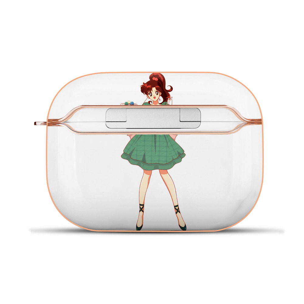 （画像用） 美少女戦士セーラームーン 木野 まこと きの まこと Sailor Moon Kino Makoto （セーラージュピター；Sailor Jupiter） 【AirPods Pro用】ハードシェル保護ケース｜耐衝撃・防指紋・カラビナ付き商品仕様