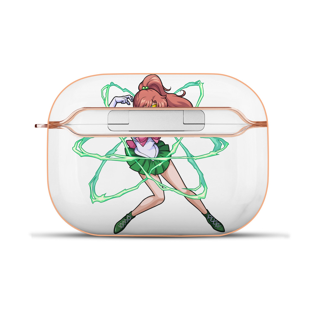 （画像用） 美少女戦士セーラームーン 木野 まこと きの まこと Sailor Moon Kino Makoto （セーラージュピター；Sailor Jupiter） 【AirPods Pro用】ハードシェル保護ケース｜耐衝撃・防指紋・カラビナ付き商品仕様