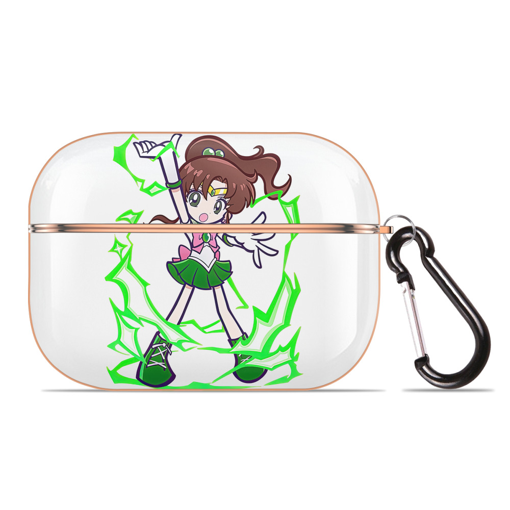 （画像用） 美少女戦士セーラームーン 木野 まこと きの まこと Sailor Moon Kino Makoto （セーラージュピター；Sailor Jupiter） 【AirPods Pro用】ハードシェル保護ケース｜耐衝撃・防指紋・カラビナ付き商品仕様