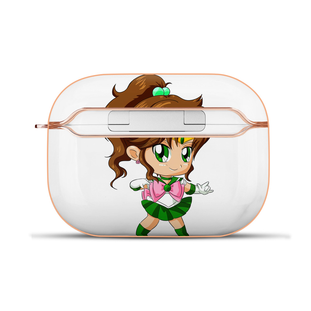 （画像用） 美少女戦士セーラームーン 木野 まこと きの まこと Sailor Moon Kino Makoto （セーラージュピター；Sailor Jupiter） 【AirPods Pro用】ハードシェル保護ケース｜耐衝撃・防指紋・カラビナ付き商品仕様