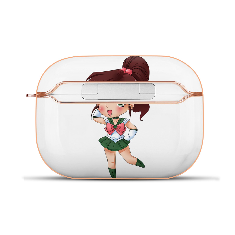 （画像用） 美少女戦士セーラームーン 木野 まこと きの まこと Sailor Moon Kino Makoto （セーラージュピター；Sailor Jupiter） 【AirPods Pro用】ハードシェル保護ケース｜耐衝撃・防指紋・カラビナ付き商品仕様