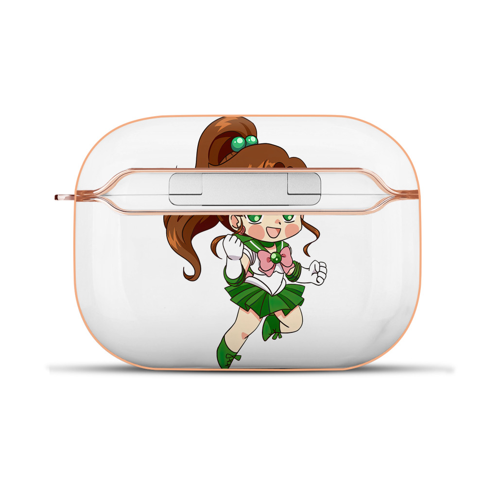 （画像用） 美少女戦士セーラームーン 木野 まこと きの まこと Sailor Moon Kino Makoto （セーラージュピター；Sailor Jupiter） 【AirPods Pro用】ハードシェル保護ケース｜耐衝撃・防指紋・カラビナ付き商品仕様