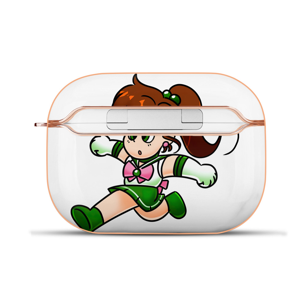 （画像用） 美少女戦士セーラームーン 木野 まこと きの まこと Sailor Moon Kino Makoto （セーラージュピター；Sailor Jupiter） 【AirPods Pro用】ハードシェル保護ケース｜耐衝撃・防指紋・カラビナ付き商品仕様