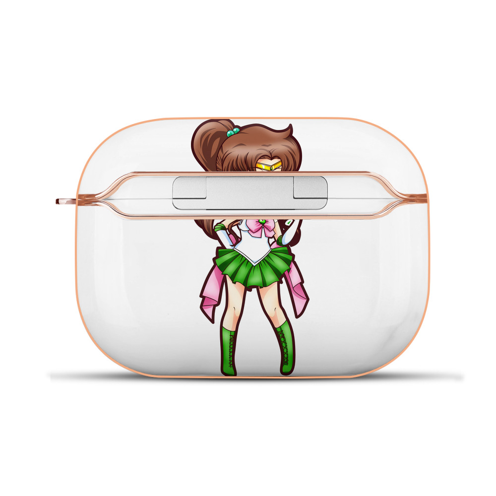 （画像用） 美少女戦士セーラームーン 木野 まこと きの まこと Sailor Moon Kino Makoto （セーラージュピター；Sailor Jupiter） 【AirPods Pro用】ハードシェル保護ケース｜耐衝撃・防指紋・カラビナ付き商品仕様
