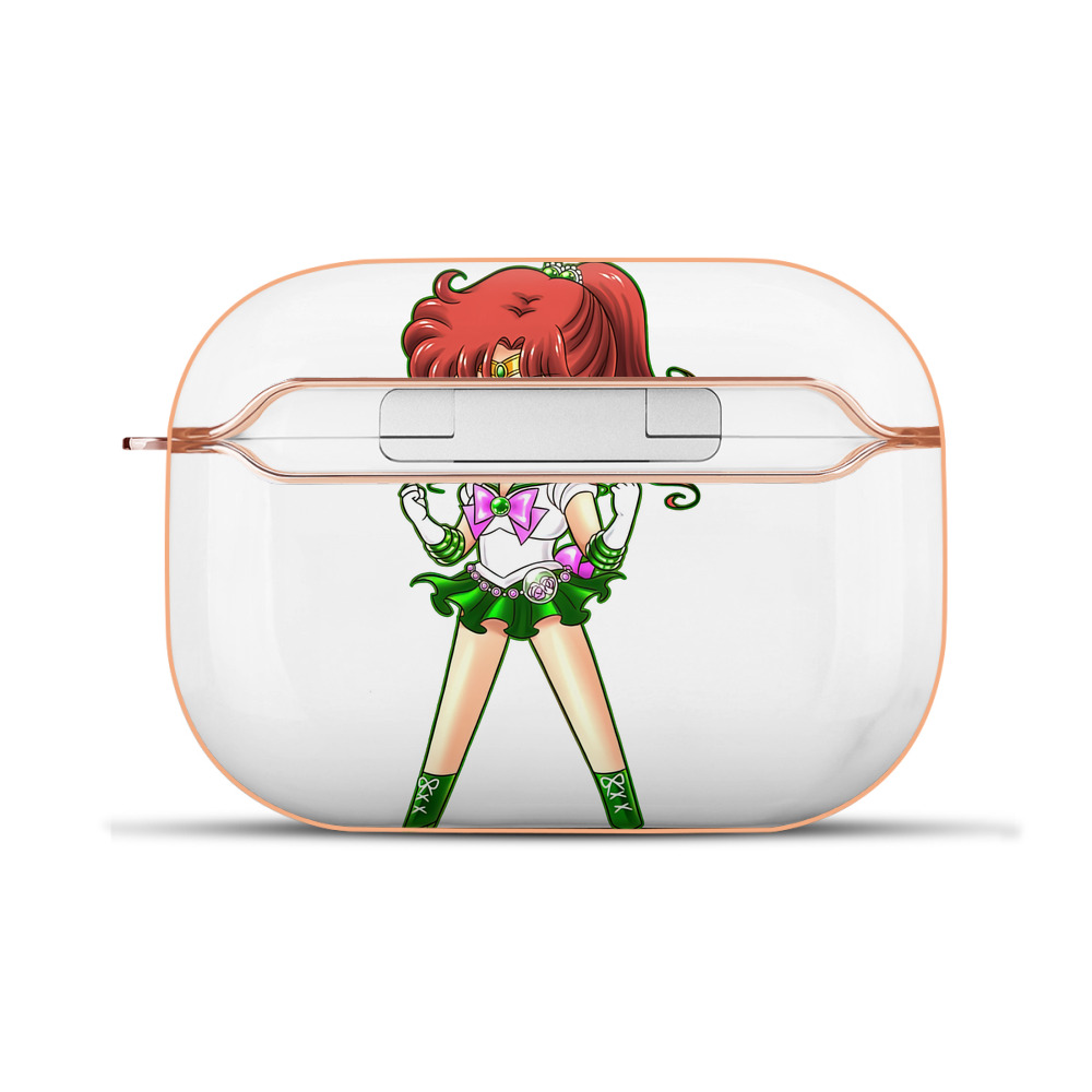 （画像用） 美少女戦士セーラームーン 木野 まこと きの まこと Sailor Moon Kino Makoto （セーラージュピター；Sailor Jupiter） 【AirPods Pro用】ハードシェル保護ケース｜耐衝撃・防指紋・カラビナ付き商品仕様