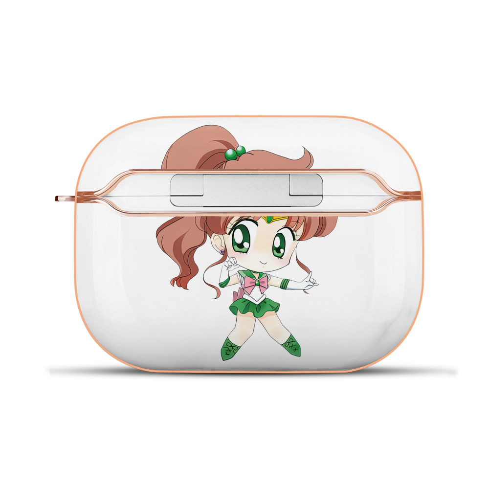 （画像用） 美少女戦士セーラームーン 木野 まこと きの まこと Sailor Moon Kino Makoto （セーラージュピター；Sailor Jupiter） 【AirPods Pro用】ハードシェル保護ケース｜耐衝撃・防指紋・カラビナ付き商品仕様
