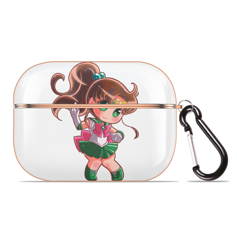 （画像用） 美少女戦士セーラームーン 木野 まこと きの まこと Sailor Moon Kino Makoto （セーラージュピター；Sailor Jupiter） 【AirPods Pro用】ハードシェル保護ケース｜耐衝撃・防指紋・カラビナ付き商品仕様