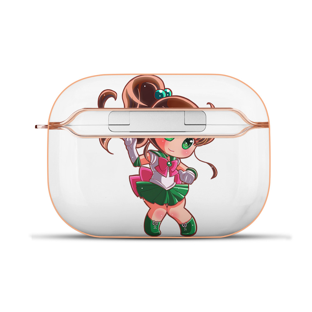 （画像用） 美少女戦士セーラームーン 木野 まこと きの まこと Sailor Moon Kino Makoto （セーラージュピター；Sailor Jupiter） 【AirPods Pro用】ハードシェル保護ケース｜耐衝撃・防指紋・カラビナ付き商品仕様