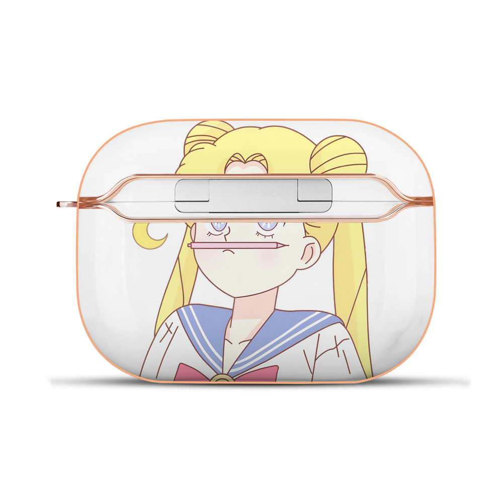 （画像用） 美少女戦士セーラームーン 愛野 美奈子 あいの みなこ Sailor Moon Aino Minako 【AirPods Pro用】ハードシェル保護ケース｜耐衝撃・防指紋・カラビナ付き商品仕様