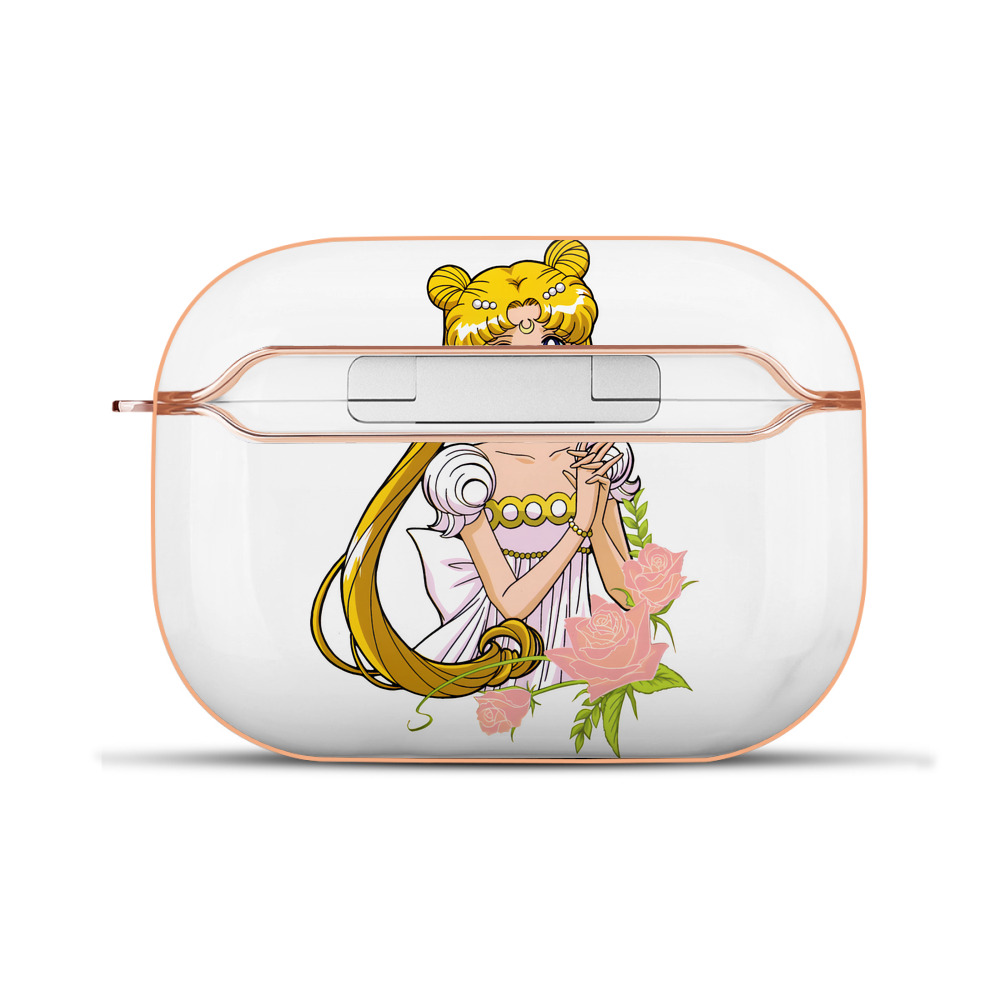 （画像用） 美少女戦士セーラームーン 愛野 美奈子 あいの みなこ Sailor Moon Aino Minako 【AirPods Pro用】ハードシェル保護ケース｜耐衝撃・防指紋・カラビナ付き商品仕様