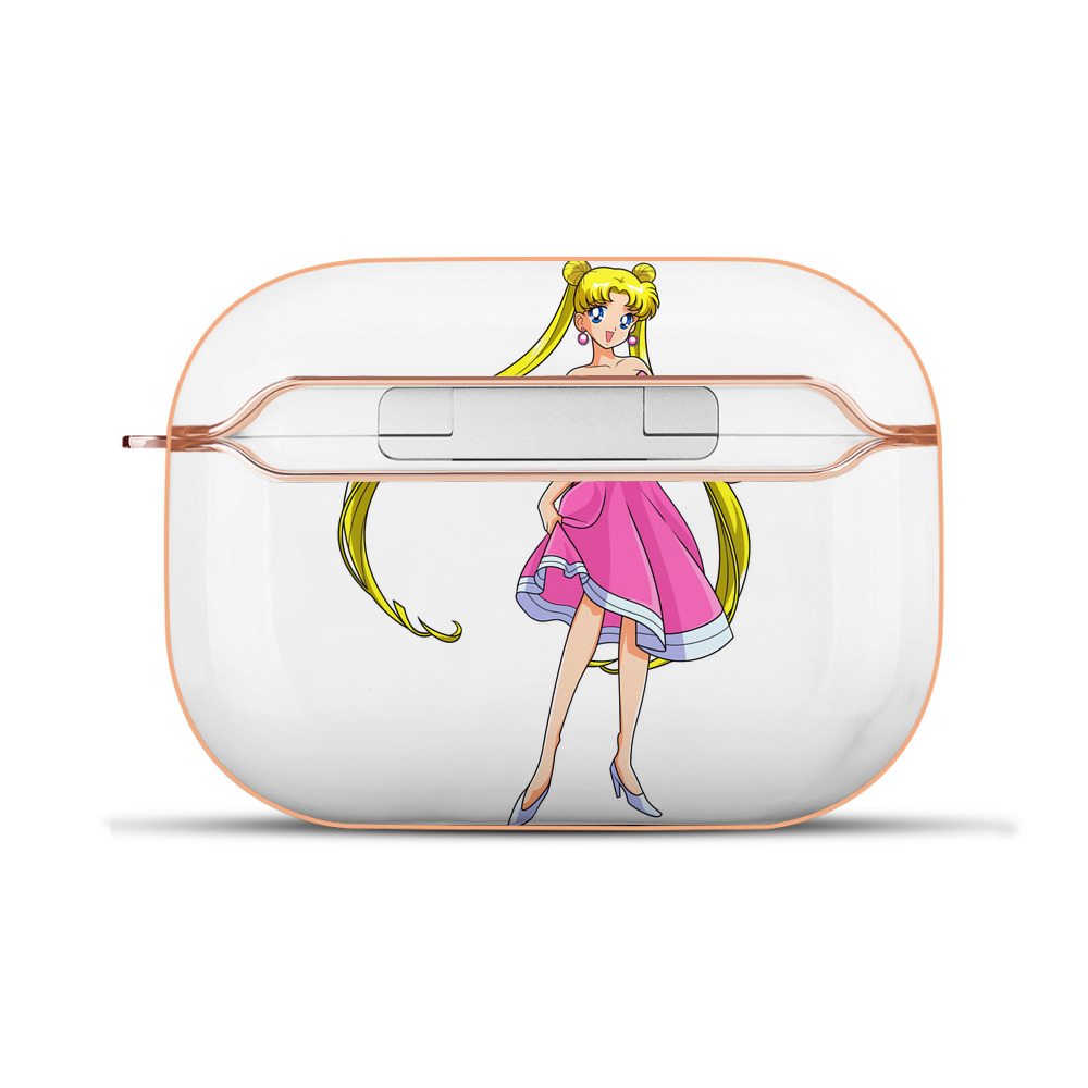 （画像用） 美少女戦士セーラームーン 愛野 美奈子 あいの みなこ Sailor Moon Aino Minako 【AirPods Pro用】ハードシェル保護ケース｜耐衝撃・防指紋・カラビナ付き商品仕様