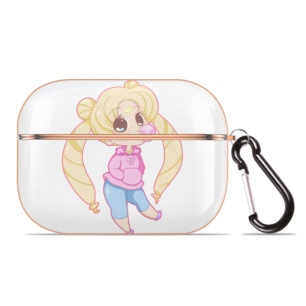 （画像用） 美少女戦士セーラームーン 愛野 美奈子 あいの みなこ Sailor Moon Aino Minako 【AirPods Pro用】ハードシェル保護ケース｜耐衝撃・防指紋・カラビナ付き商品仕様