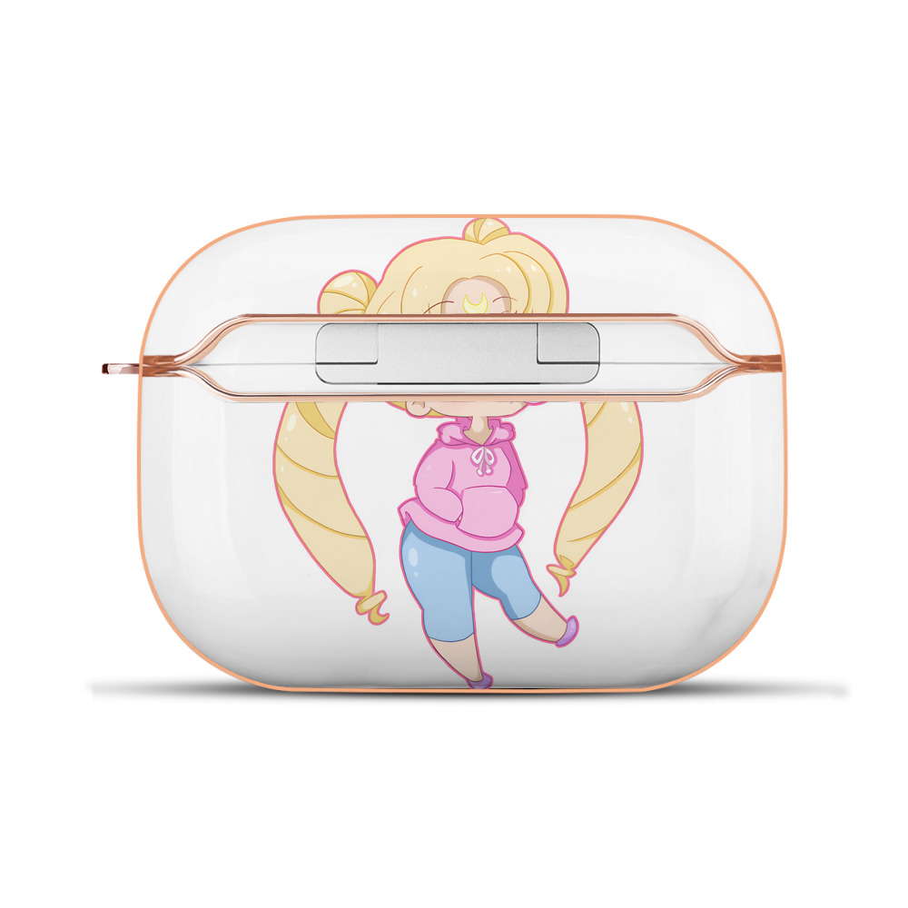 （画像用） 美少女戦士セーラームーン 愛野 美奈子 あいの みなこ Sailor Moon Aino Minako 【AirPods Pro用】ハードシェル保護ケース｜耐衝撃・防指紋・カラビナ付き商品仕様