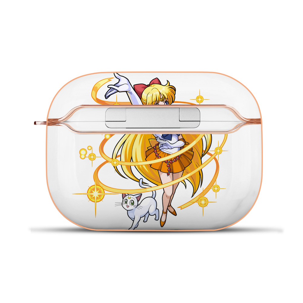 （画像用） 美少女戦士セーラームーン 愛野 美奈子 あいの みなこ Sailor Moon Aino Minako 【AirPods Pro用】ハードシェル保護ケース｜耐衝撃・防指紋・カラビナ付き商品仕様