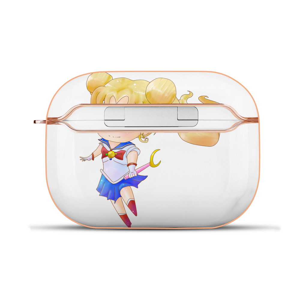 （画像用） 美少女戦士セーラームーン 愛野 美奈子 あいの みなこ Sailor Moon Aino Minako 【AirPods Pro用】ハードシェル保護ケース｜耐衝撃・防指紋・カラビナ付き商品仕様