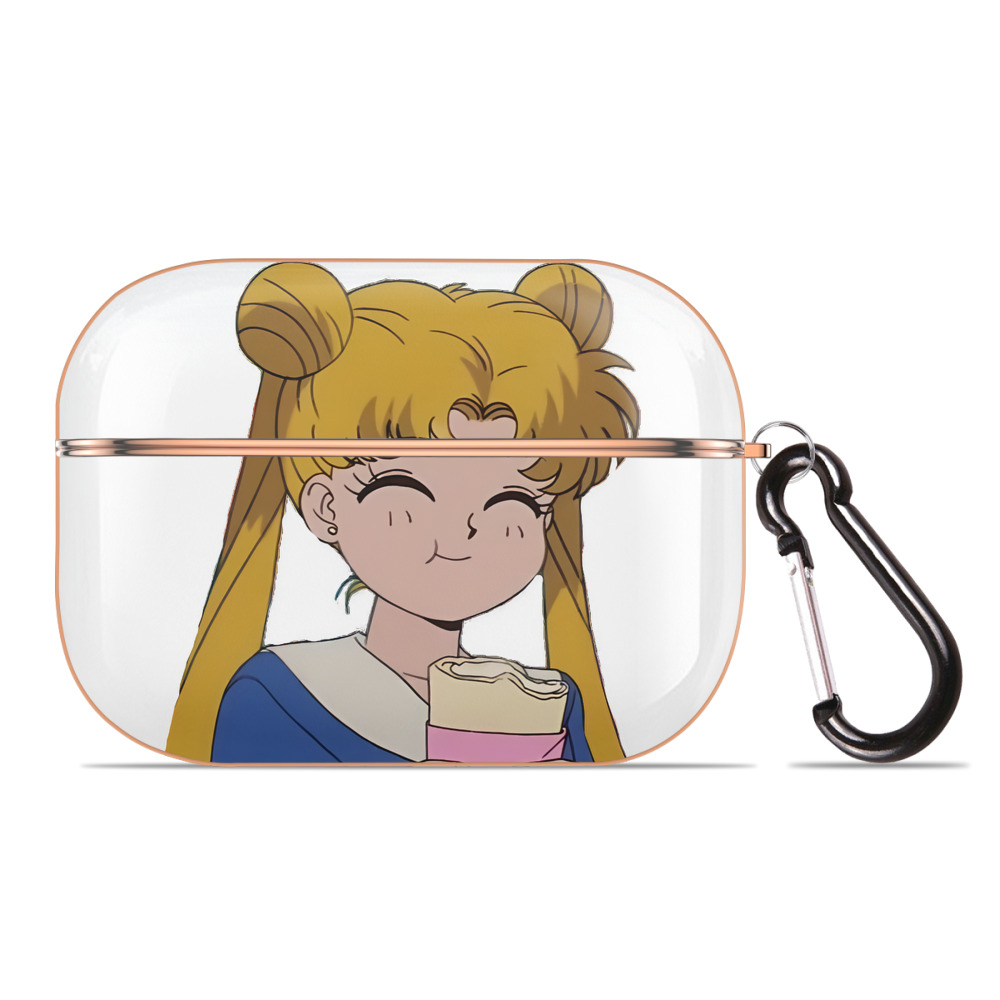 （画像用） 美少女戦士セーラームーン 愛野 美奈子 あいの みなこ Sailor Moon Aino Minako 【AirPods Pro用】ハードシェル保護ケース｜耐衝撃・防指紋・カラビナ付き商品仕様