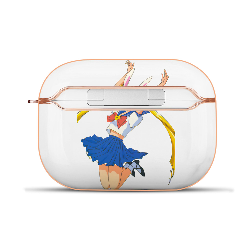 （画像用） 美少女戦士セーラームーン 愛野 美奈子 あいの みなこ Sailor Moon Aino Minako 【AirPods Pro用】ハードシェル保護ケース｜耐衝撃・防指紋・カラビナ付き商品仕様