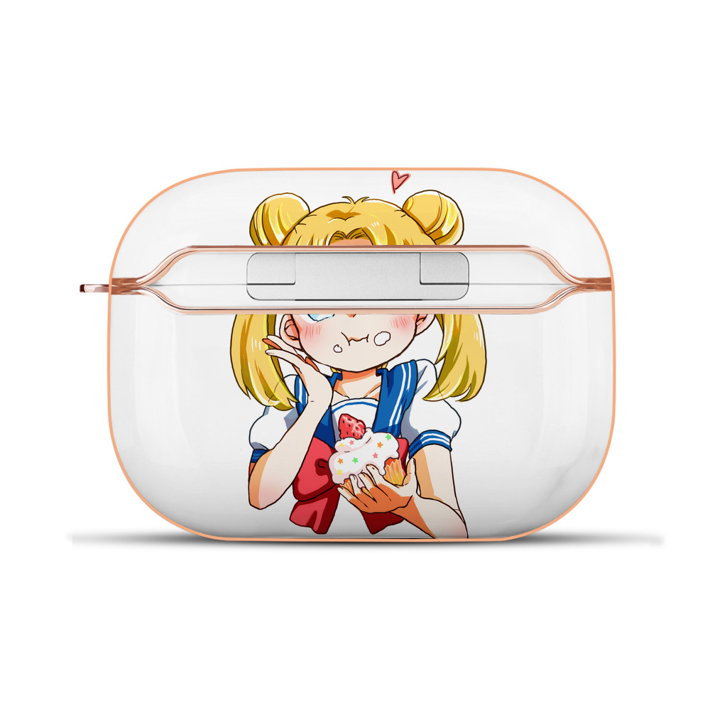 （画像用） 美少女戦士セーラームーン 愛野 美奈子 あいの みなこ Sailor Moon Aino Minako 【AirPods Pro用】ハードシェル保護ケース｜耐衝撃・防指紋・カラビナ付き商品仕様