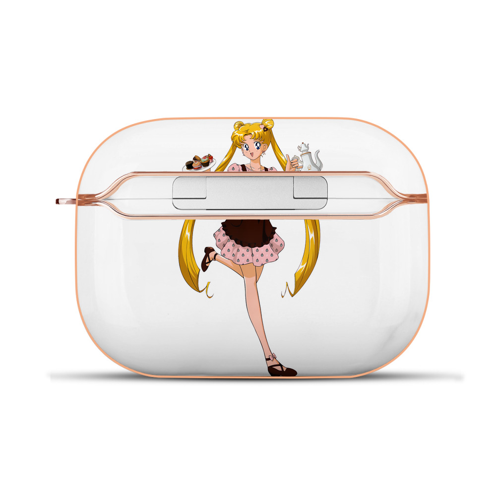 （画像用） 美少女戦士セーラームーン 愛野 美奈子 あいの みなこ Sailor Moon Aino Minako 【AirPods Pro用】ハードシェル保護ケース｜耐衝撃・防指紋・カラビナ付き商品仕様