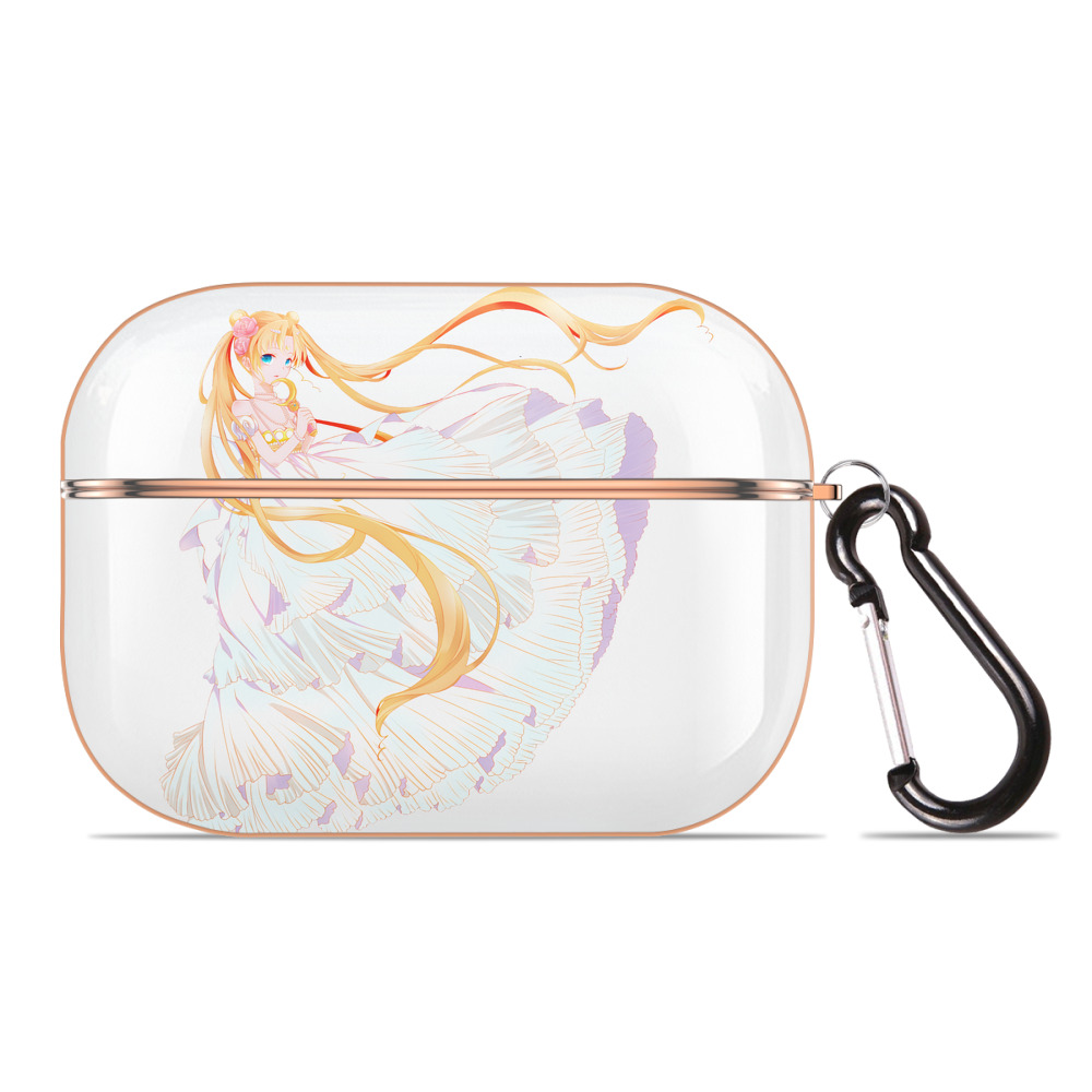 （画像用） 美少女戦士セーラームーン 愛野 美奈子 あいの みなこ Sailor Moon Aino Minako 【AirPods Pro用】ハードシェル保護ケース｜耐衝撃・防指紋・カラビナ付き商品仕様