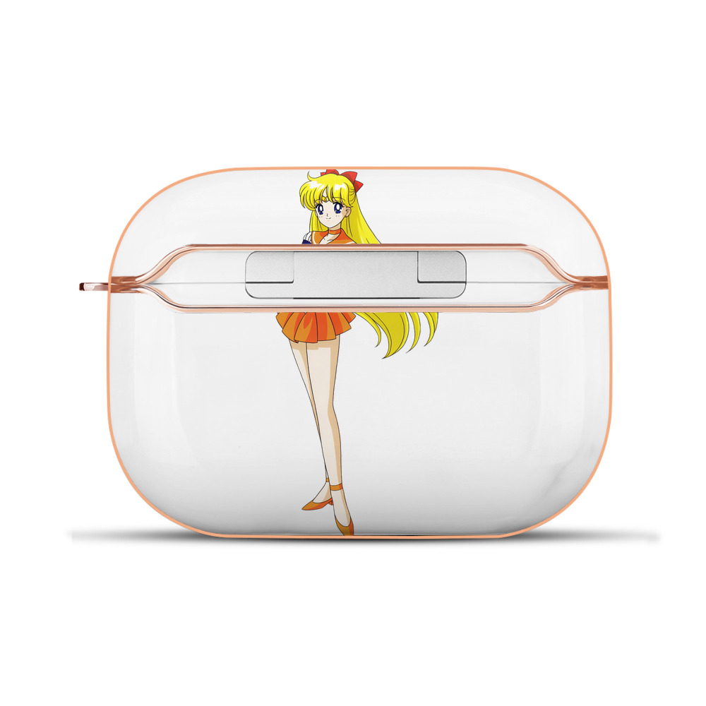 （画像用） 美少女戦士セーラームーン 愛野 美奈子 あいの みなこ Sailor Moon Aino Minako 【AirPods Pro用】ハードシェル保護ケース｜耐衝撃・防指紋・カラビナ付き商品仕様
