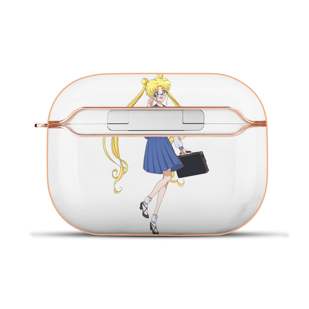 （画像用） 美少女戦士セーラームーン 愛野 美奈子 あいの みなこ Sailor Moon Aino Minako 【AirPods Pro用】ハードシェル保護ケース｜耐衝撃・防指紋・カラビナ付き商品仕様