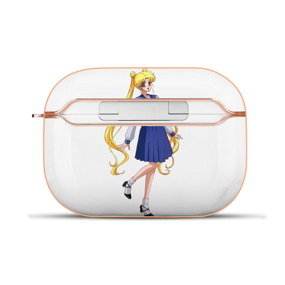（画像用） 美少女戦士セーラームーン 愛野 美奈子 あいの みなこ Sailor Moon Aino Minako 【AirPods Pro用】ハードシェル保護ケース｜耐衝撃・防指紋・カラビナ付き商品仕様