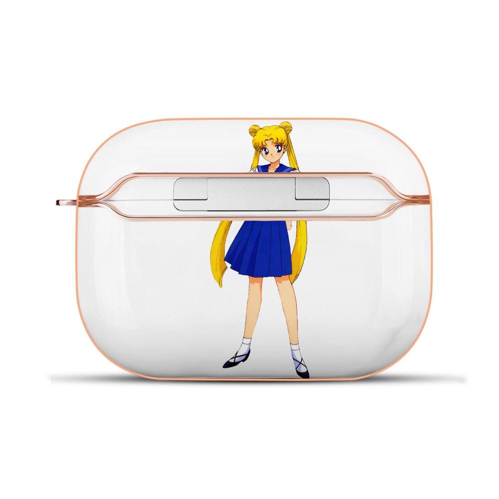 （画像用） 美少女戦士セーラームーン 愛野 美奈子 あいの みなこ Sailor Moon Aino Minako 【AirPods Pro用】ハードシェル保護ケース｜耐衝撃・防指紋・カラビナ付き商品仕様