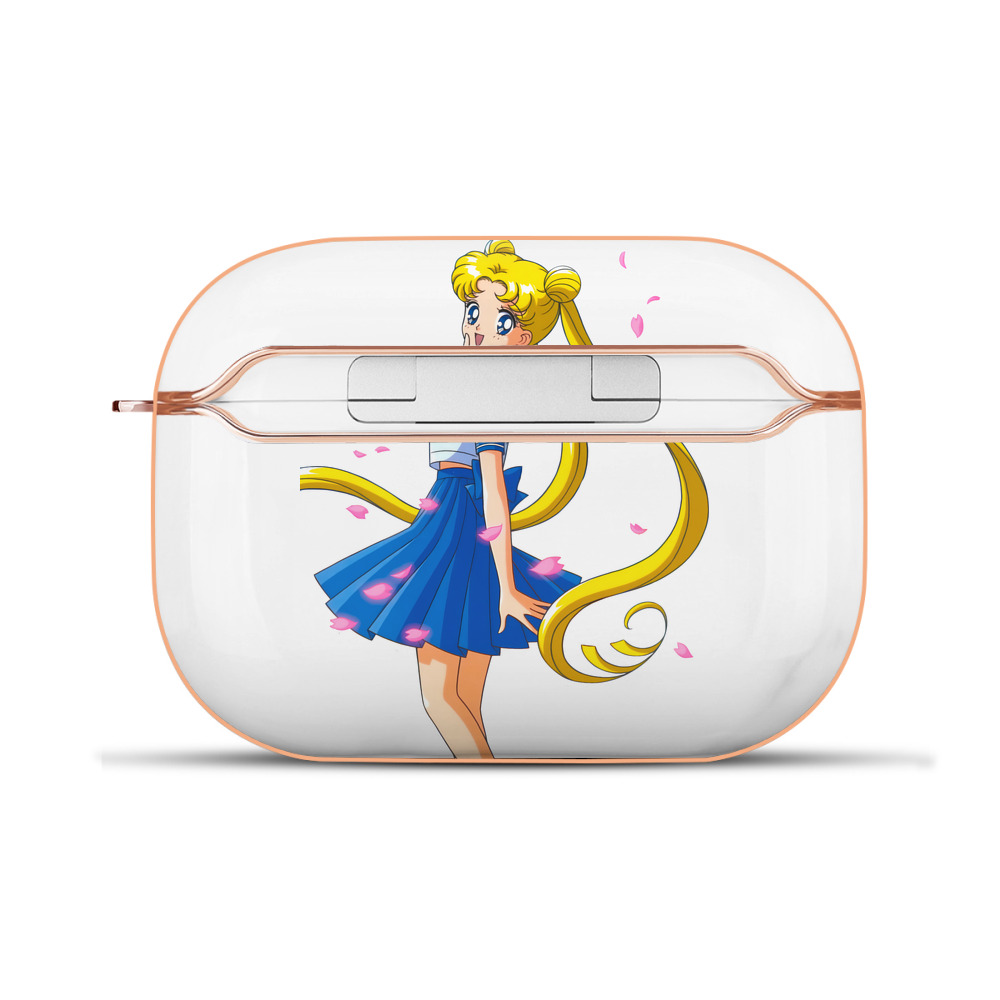 （画像用） 美少女戦士セーラームーン 愛野 美奈子 あいの みなこ Sailor Moon Aino Minako 【AirPods Pro用】ハードシェル保護ケース｜耐衝撃・防指紋・カラビナ付き商品仕様