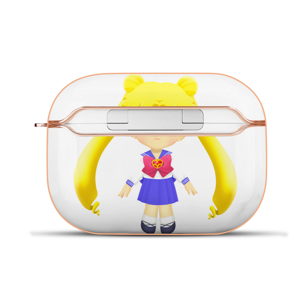 （画像用） 美少女戦士セーラームーン 愛野 美奈子 あいの みなこ Sailor Moon Aino Minako 【AirPods Pro用】ハードシェル保護ケース｜耐衝撃・防指紋・カラビナ付き商品仕様