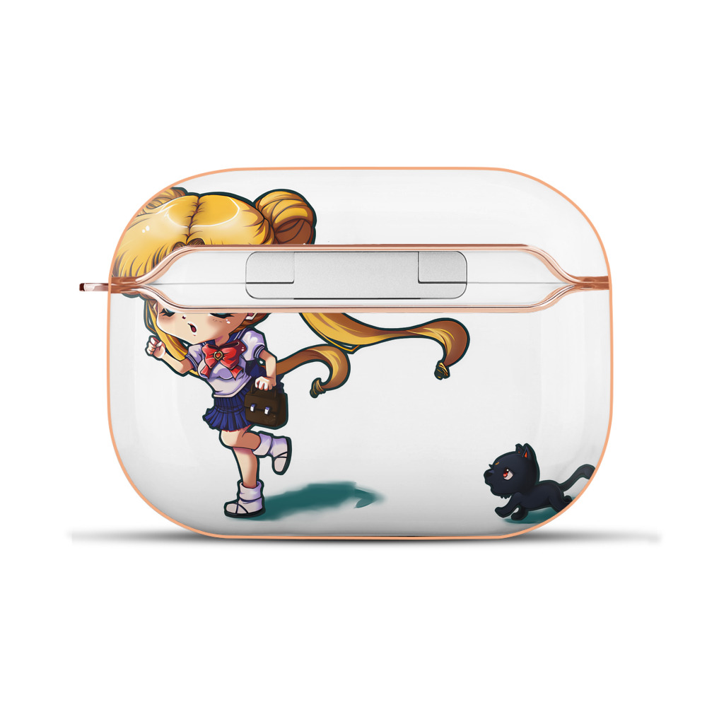 （画像用） 美少女戦士セーラームーン 愛野 美奈子 あいの みなこ Sailor Moon Aino Minako 【AirPods Pro用】ハードシェル保護ケース｜耐衝撃・防指紋・カラビナ付き商品仕様
