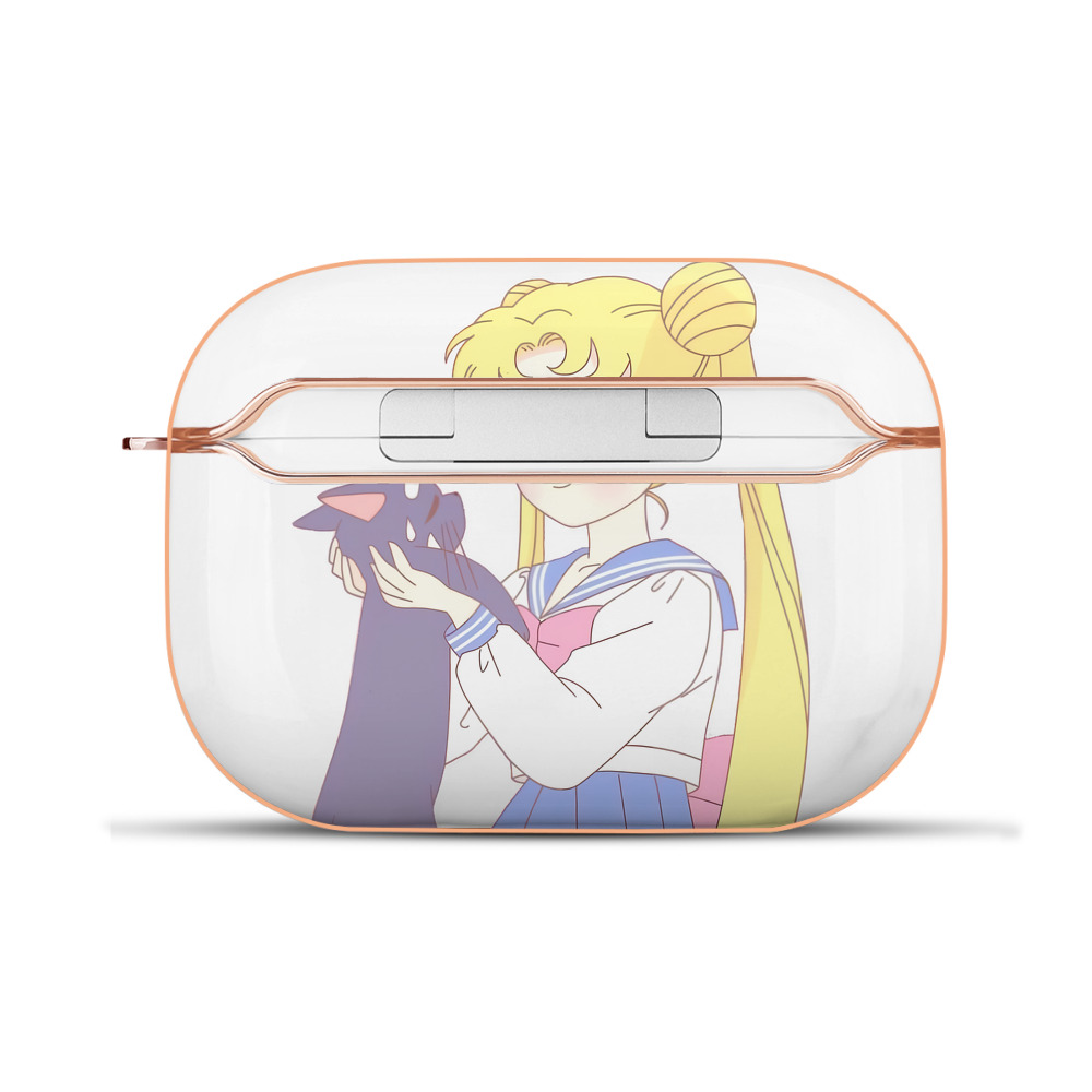（画像用） 美少女戦士セーラームーン 愛野 美奈子 あいの みなこ Sailor Moon Aino Minako 【AirPods Pro用】ハードシェル保護ケース｜耐衝撃・防指紋・カラビナ付き商品仕様