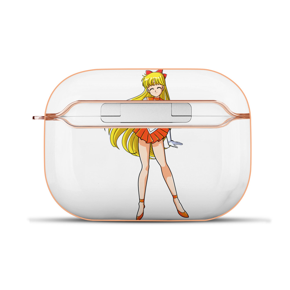 （画像用） 美少女戦士セーラームーン 愛野 美奈子 あいの みなこ Sailor Moon Aino Minako 【AirPods Pro用】ハードシェル保護ケース｜耐衝撃・防指紋・カラビナ付き商品仕様