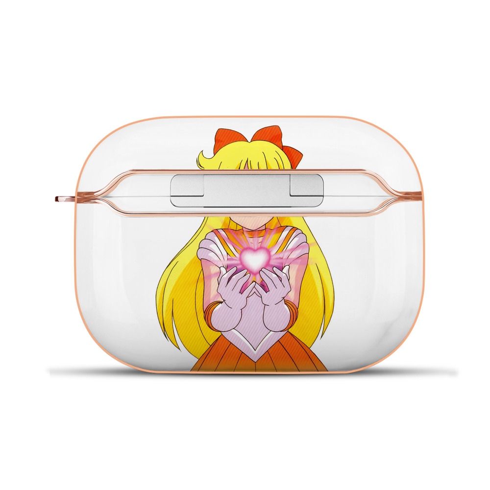 （画像用） 美少女戦士セーラームーン 愛野 美奈子 あいの みなこ Sailor Moon Aino Minako 【AirPods Pro用】ハードシェル保護ケース｜耐衝撃・防指紋・カラビナ付き商品仕様