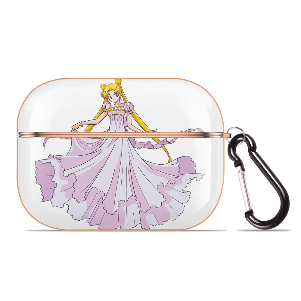 （画像用） 美少女戦士セーラームーン 愛野 美奈子 あいの みなこ Sailor Moon Aino Minako 【AirPods Pro用】ハードシェル保護ケース｜耐衝撃・防指紋・カラビナ付き商品仕様